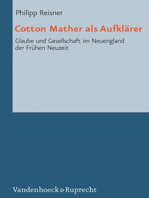 cover image of Cotton Mather als Aufklärer